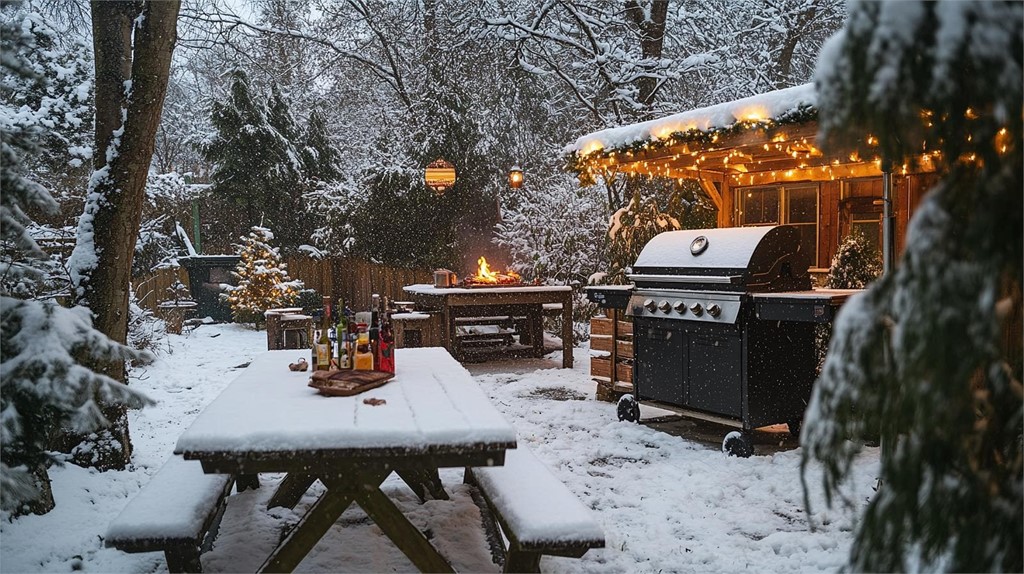 ¿Puede la barbacoa estar todo el invierno a la intemperie?