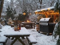 ¿Puede la barbacoa estar todo el invierno a la intemperie?